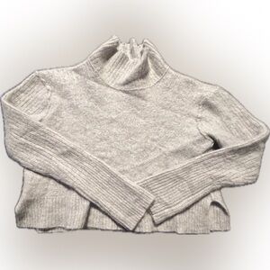 Free People Cashmere  Cropped Sweater Women’s Small Ribbed Turtleneck